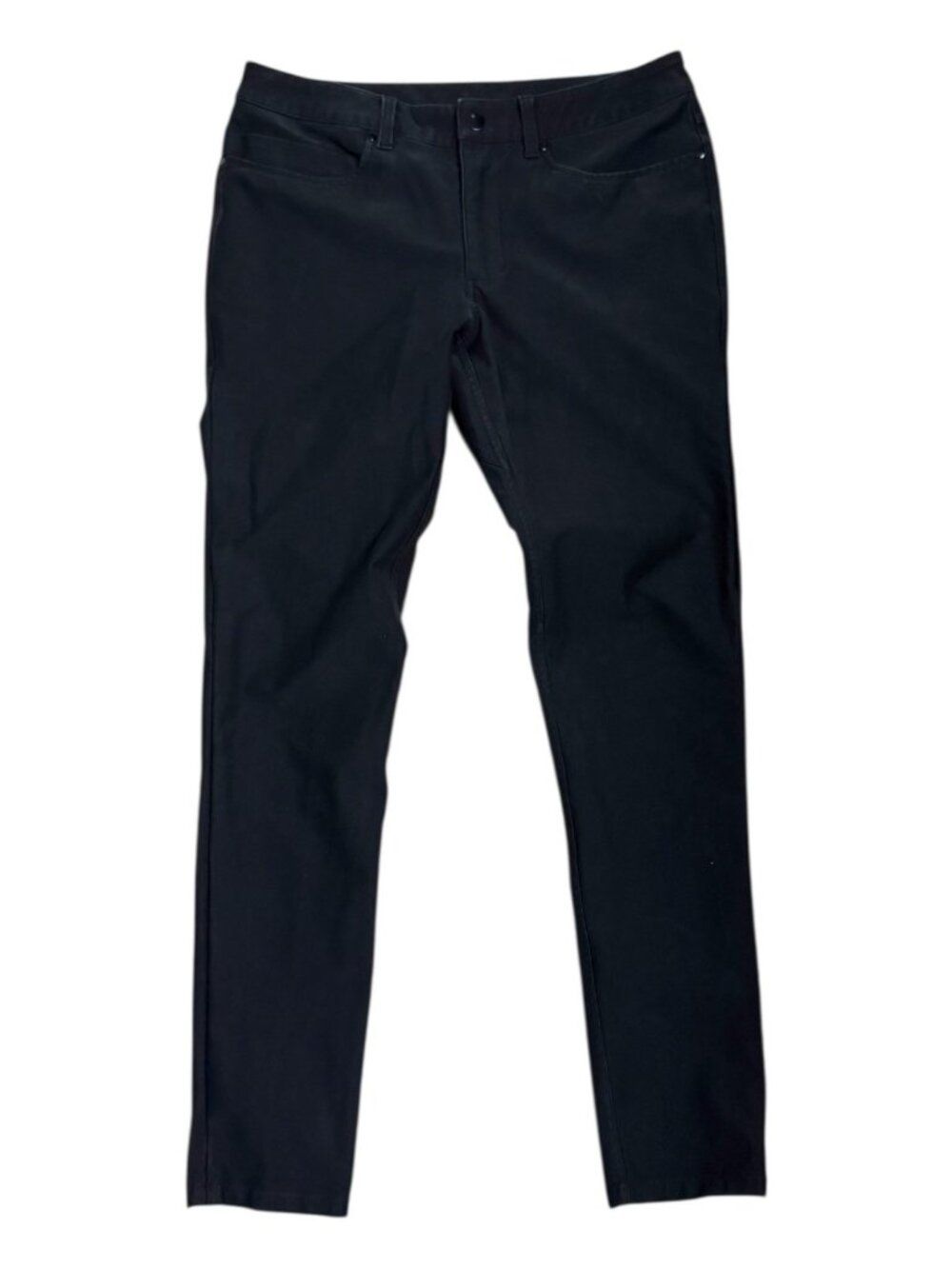 LULULEMON Jeans Slim Fit Casual Black Denim Pants Mens Medium 32x32